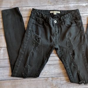 Black Ripped Skinny Jeans